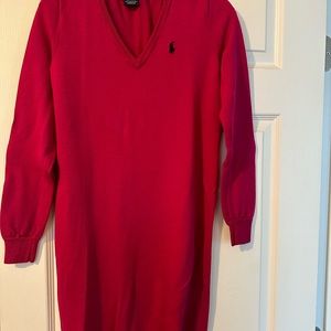 Polo sweater dress